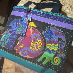COPY - NWOT Laurel Burch Doggie Cosmetic Bag